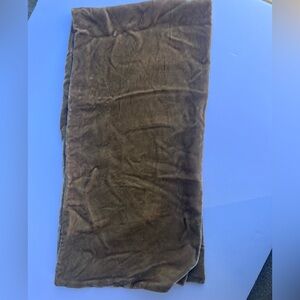 UNBRANDED Vintage Women's Old Gold Velvet Scarf